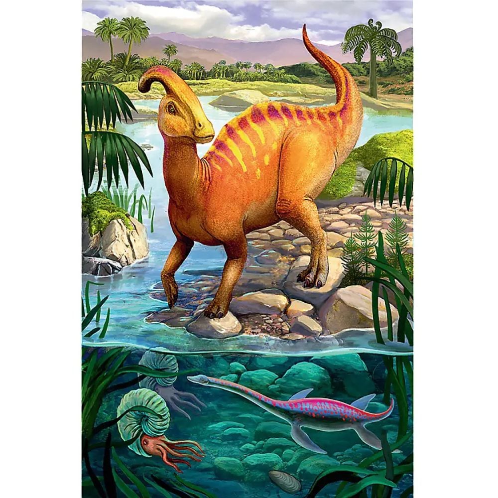 Пазлы Trefl Динозавр Міні 54 элементов - фото 2