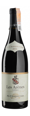Вино M. Chapoutier Cornas Les Arenes Rouge AOC, красное, сухое, 0,75 л - фото 1