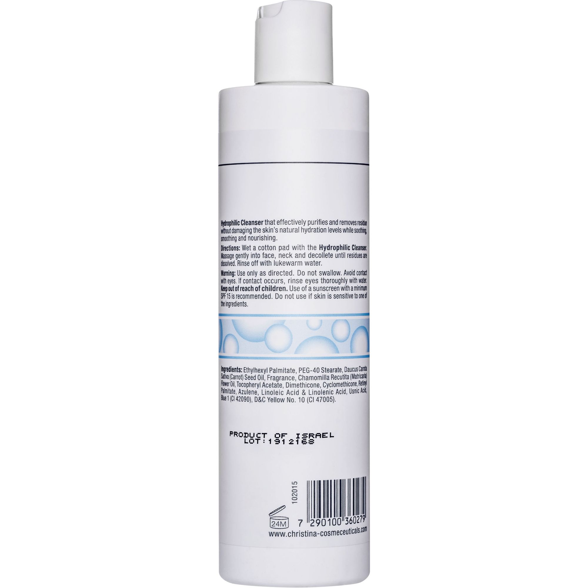 Гидрофильный очищающий гель для всех типов кожи Christina Fresh Hydrophilic Cleanser For All Skin Types 300 мл - фото 2