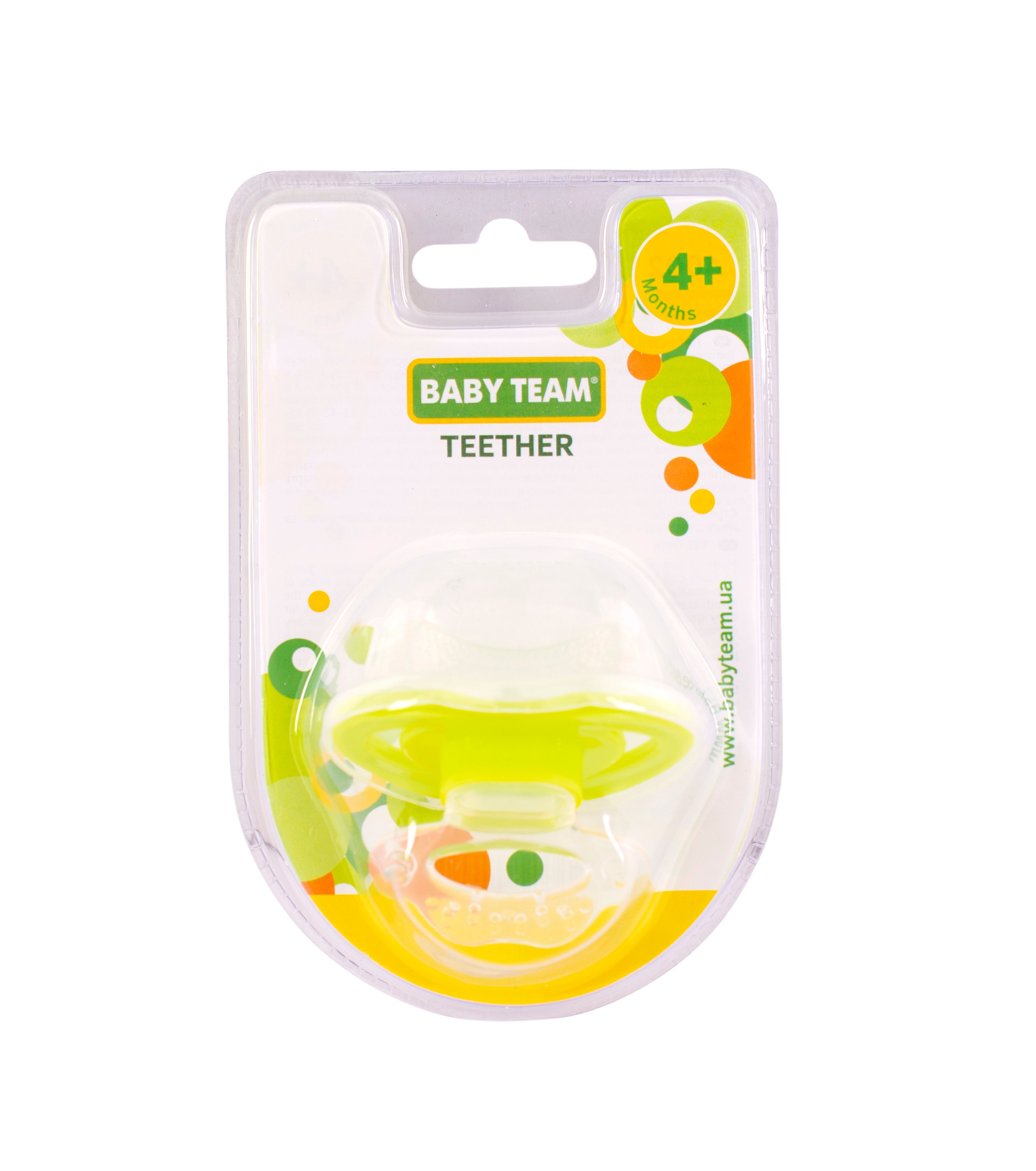 Прорезыватель-массажер Baby Team, зеленый (4002_зеленый) - фото 4