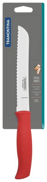 Нож для хлеба Tramontina Soft Plus Red, 178 мм (6488979) - фото 1
