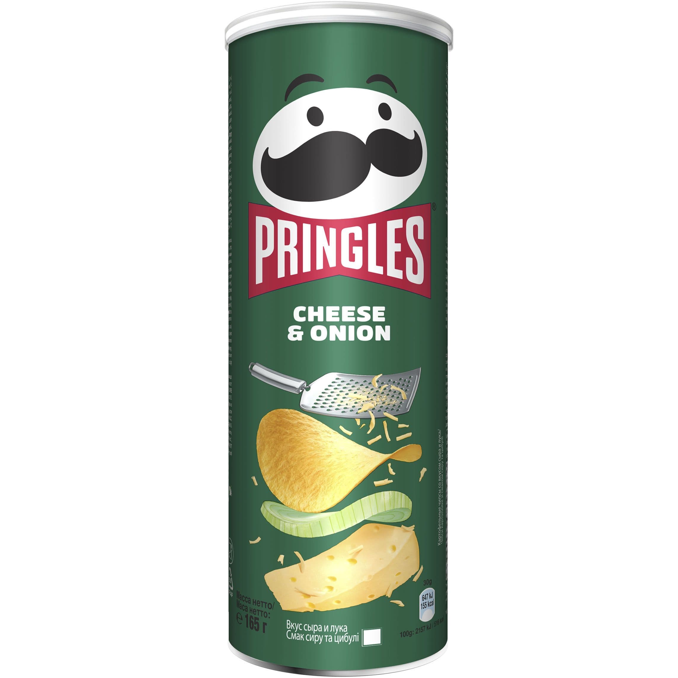 Чипсы Pringles сыр-лук 165 г - фото 1