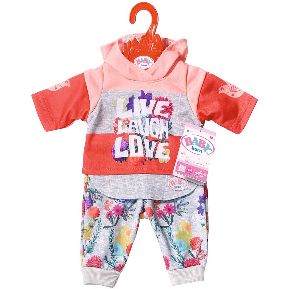 Набор одежды для куклы Baby Born Zapf Трендовый спортивный костюм розовый (826980-1) - фото 2