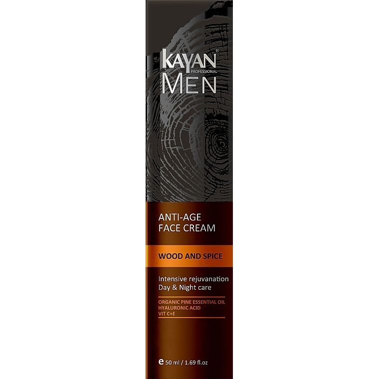 Чоловічий крем для обличчя Kayan Professional Men Anti-Age Face Cream 50 мл - фото 2
