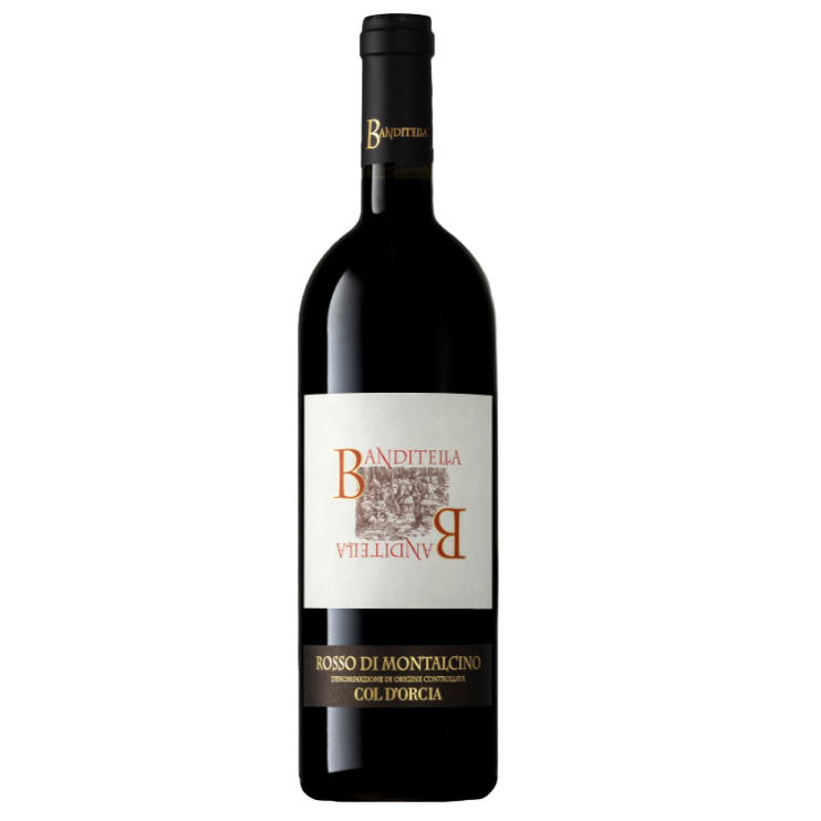 Вино Col d’Orcia Banditella Rosso di Montalcino, красное, сухое, 15%, 0,75 л (8000014409465) - фото 1