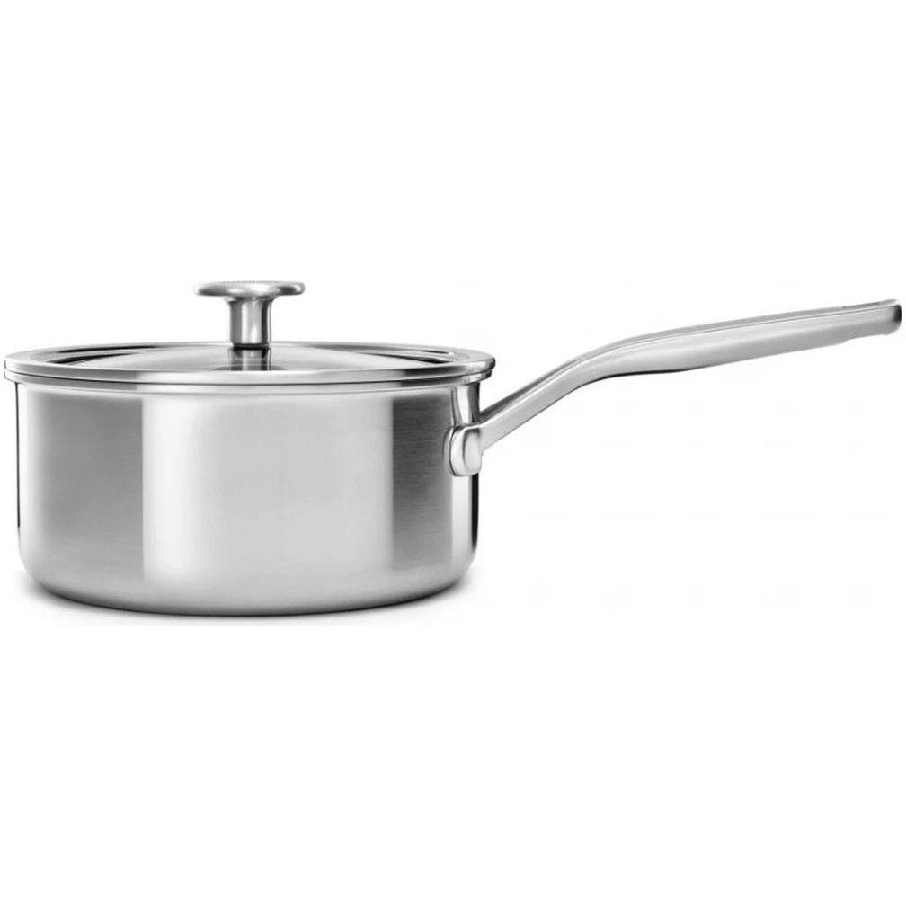 Ковш KitchenAid Multi-Ply Stainless Steel с крышкой 20 см 3.1 л (CC003258-001) - фото 2