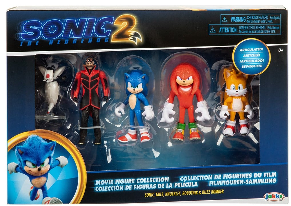 Набор игровых фигурок Sonic the Hedgehog 2 Соник и друзья, 5 фигурок, 6 см (412684) - фото 2