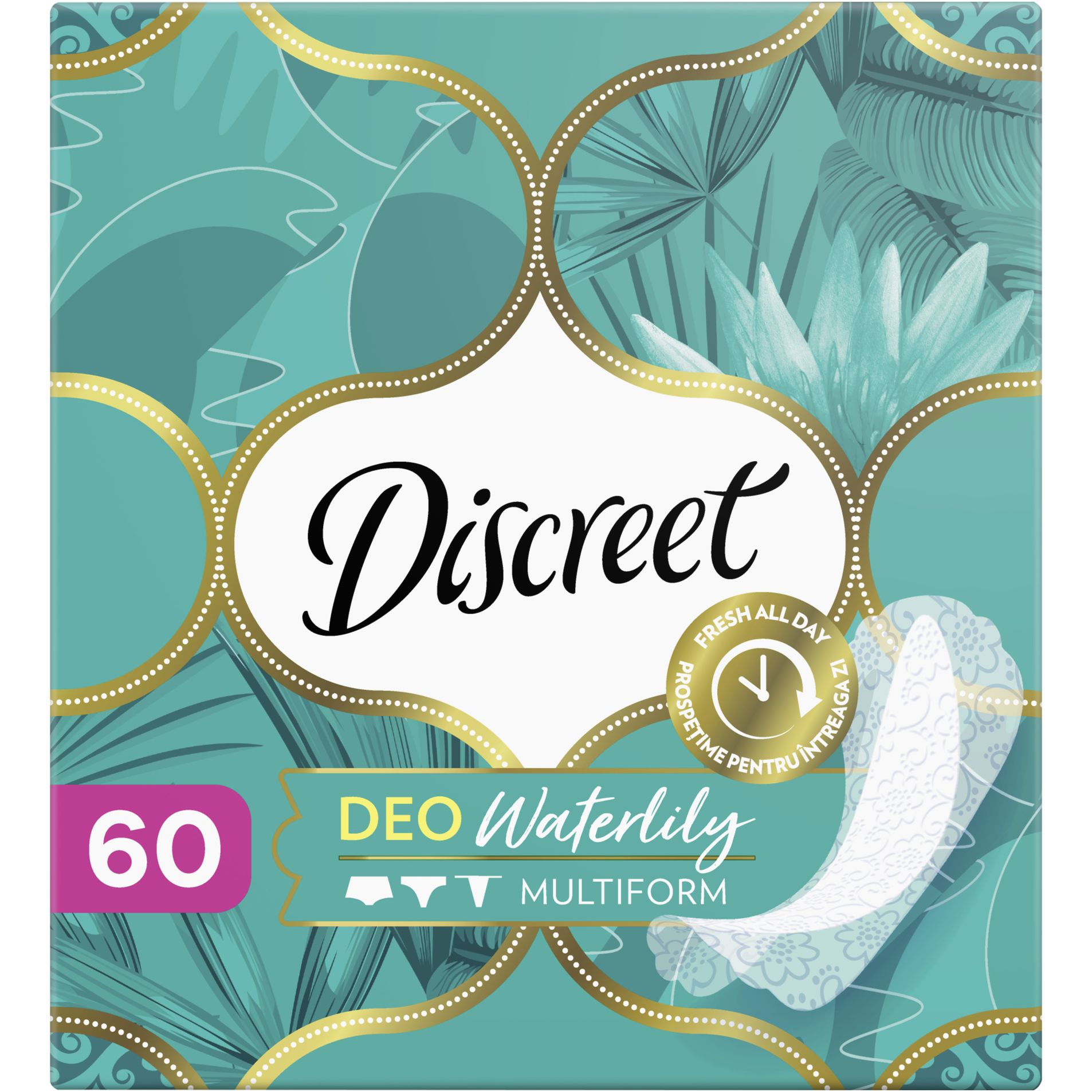 Щоденні прокладки Discreet Deo Waterlily 60 шт. - фото 2