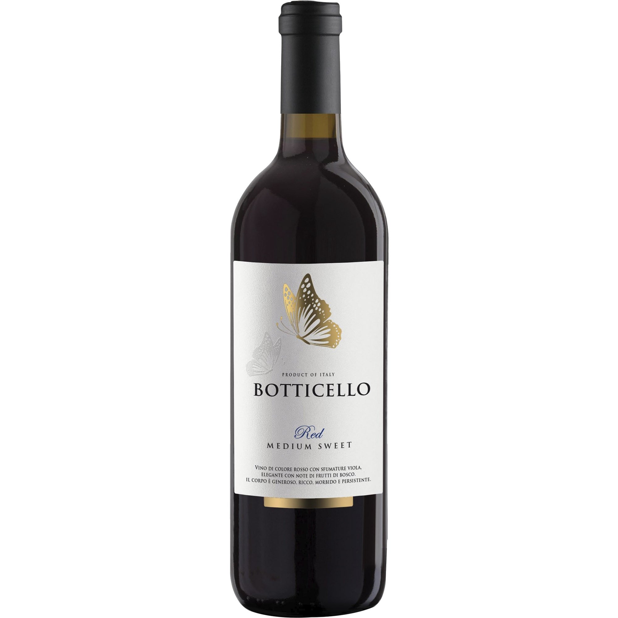 Вино Botticello червоне напівсолодке 0.75 л - фото 1