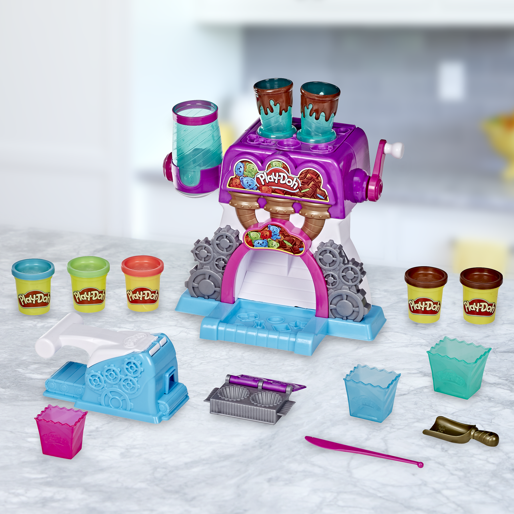 Ігровий набір Hasbro Play-Doh Фабрика Цукерок (E9844) - фото 3