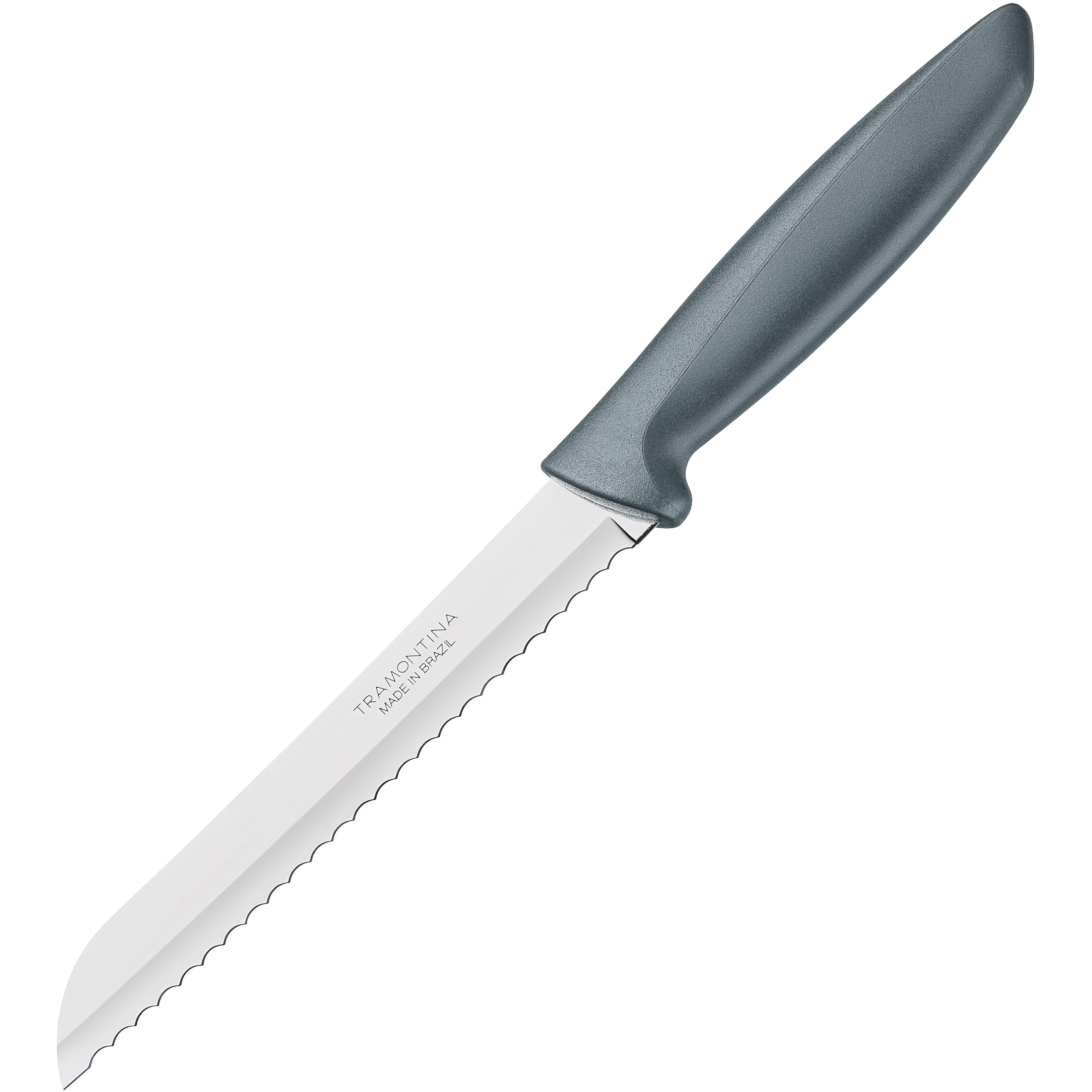 Нож для хлеба Tramontina Plenus grey 178 мм (23422/167) - фото 1