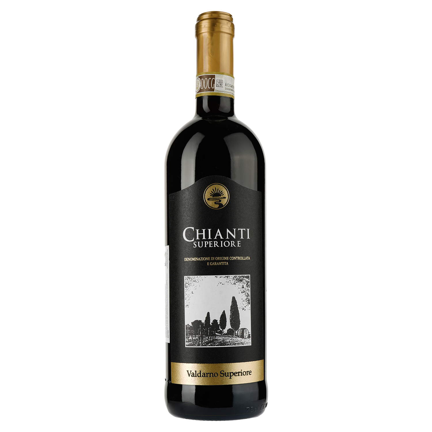 Вино Casa Vinicola Poletti Chianti Superiore Valdarno, червоне, сухе, 0,75 л - фото 1