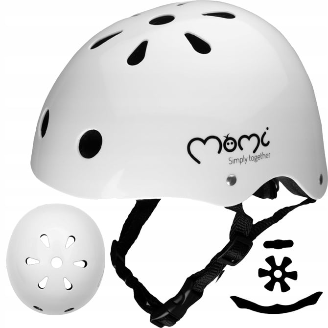 Защитный шлем MoMi Mimi, белый (ROBI00018) - фото 5