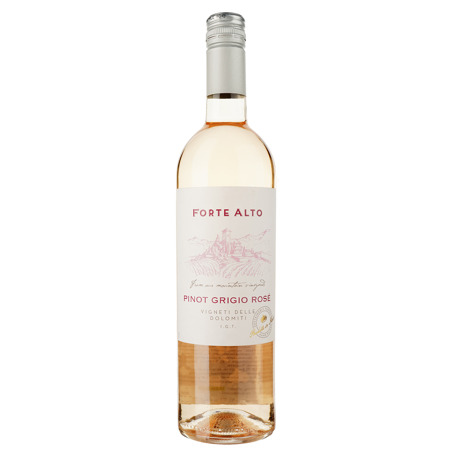 Вино Forte Alto Pinot Grigio Rose розовое сухое 12.5% 0.75 л - фото 1