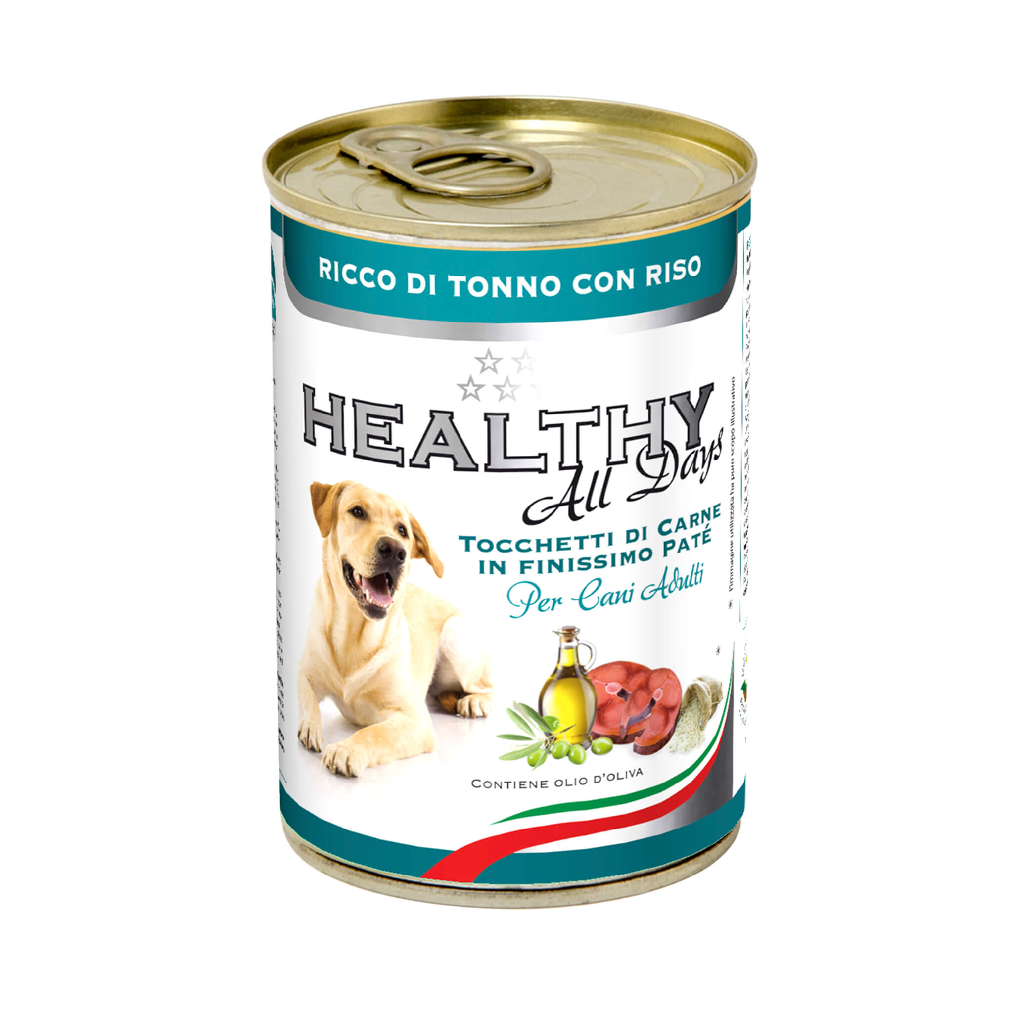 Влажный корм для собак Healthy All Days, с тунцом и рисом, 400 г - фото 1