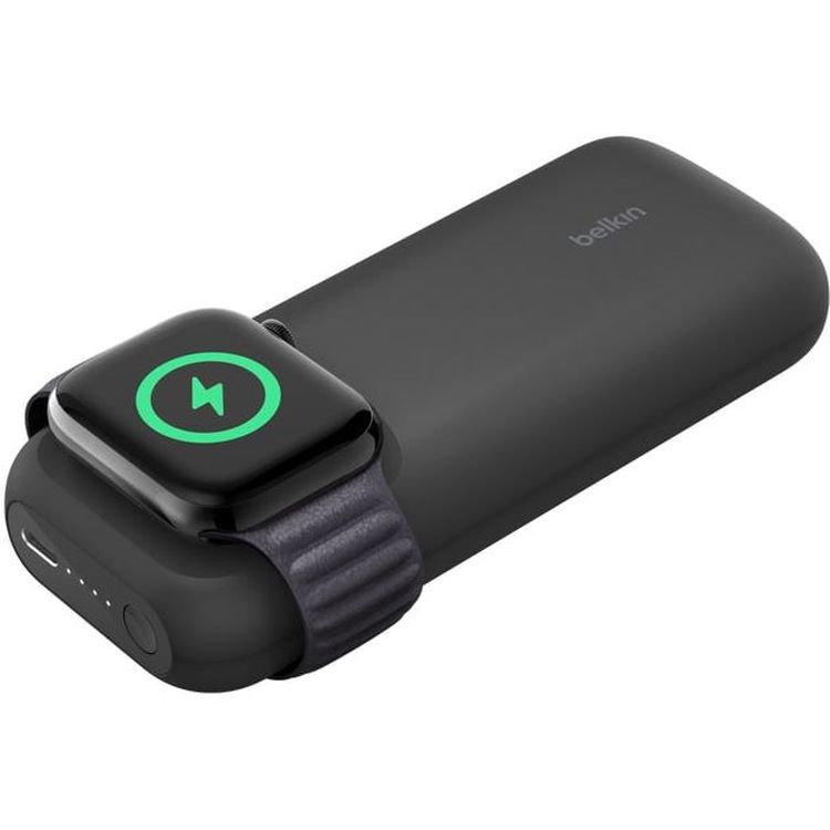 Портативное зарядное устройство Belkin Power Bank 10000 мАч Apple Watch (BPD005BTBK) - фото 1