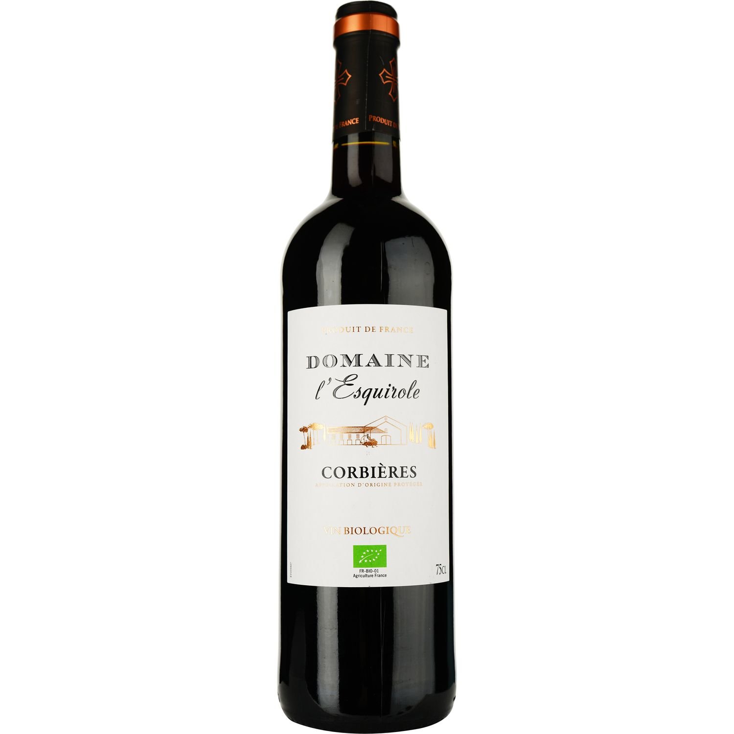 Вино Domaine l'Esquirole Rouge 2020 AOP Corbieres червоне сухе 0.75 л - фото 1