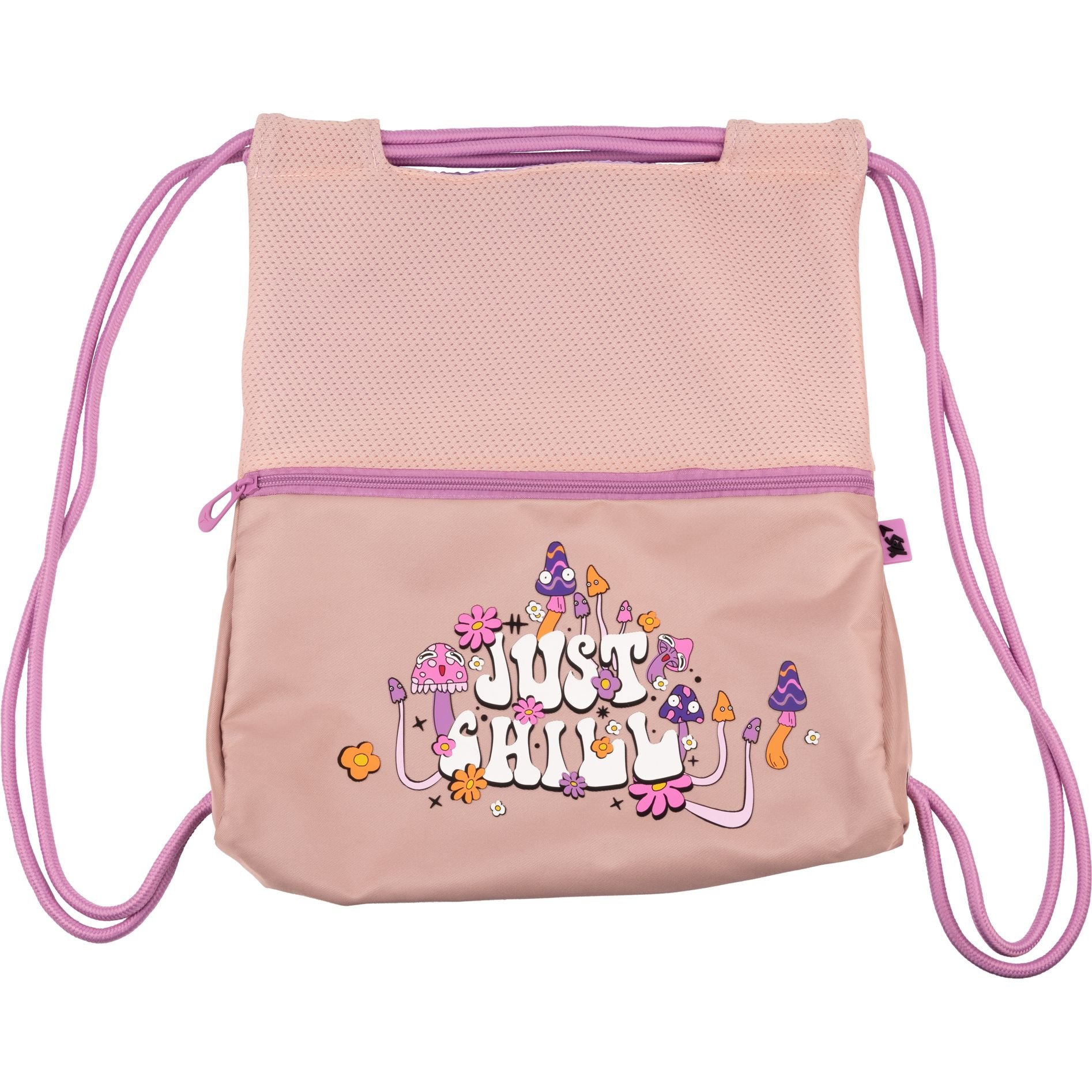 Сумка-рюкзак для взуття Yes SB-12 Just Chill, рожева (533525) - фото 1