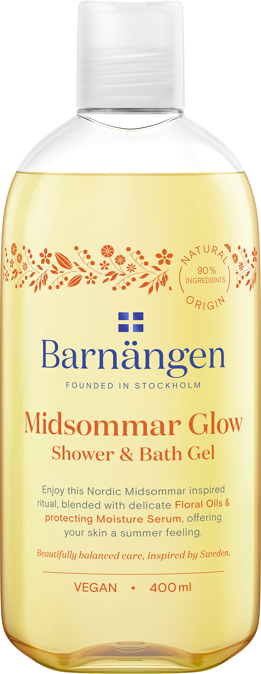 Гель для душа Barnangen Midsommar Glow с цветочными маслами, 400 мл - фото 1
