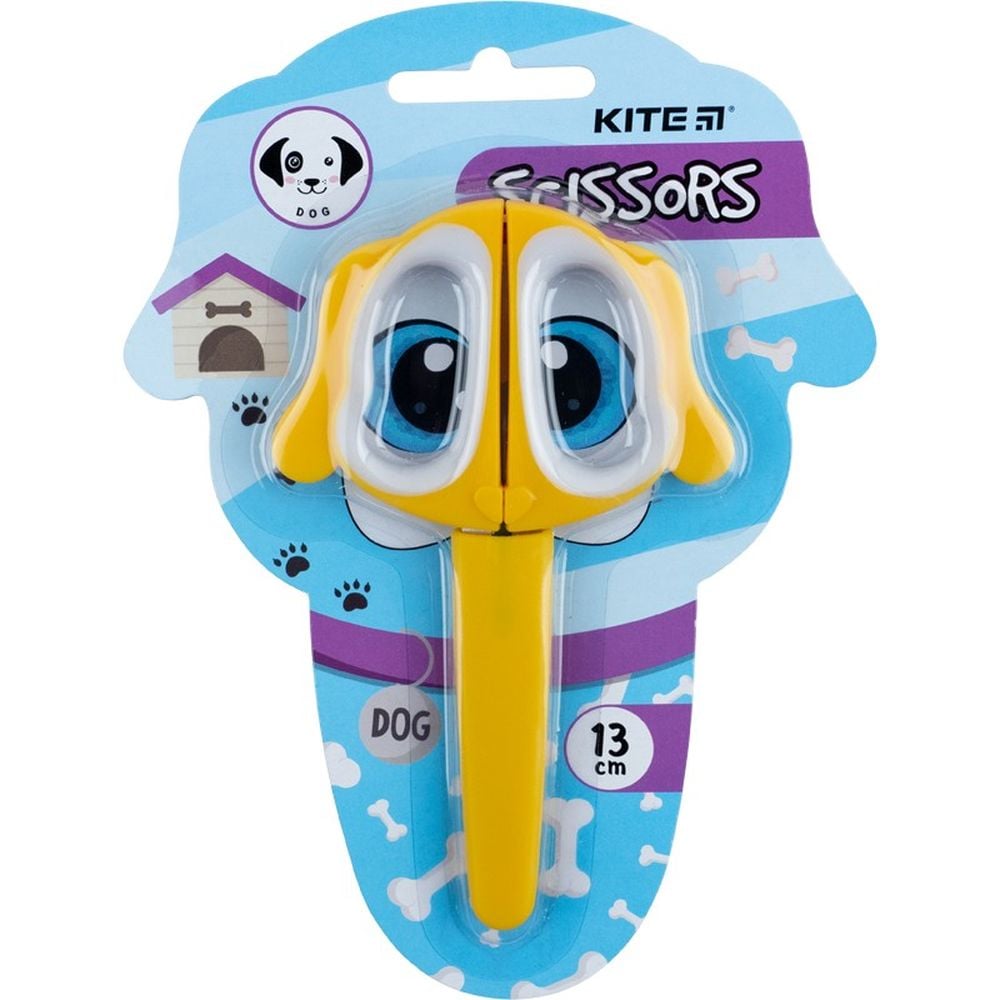 Ножницы детские Kite Puppy в футляре 13 см (K21-017-04) - фото 1