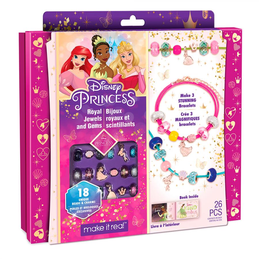 Набір для створення шарм-браслетів Make it Real Disney Princess Королівські прикраси (MR4210) - фото 1