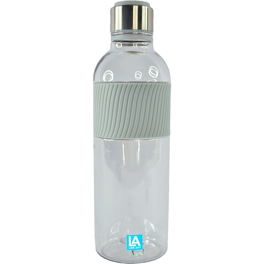 Бутылка для воды Line Art Limpid 850 мл серая (20222LA-07) - фото 1