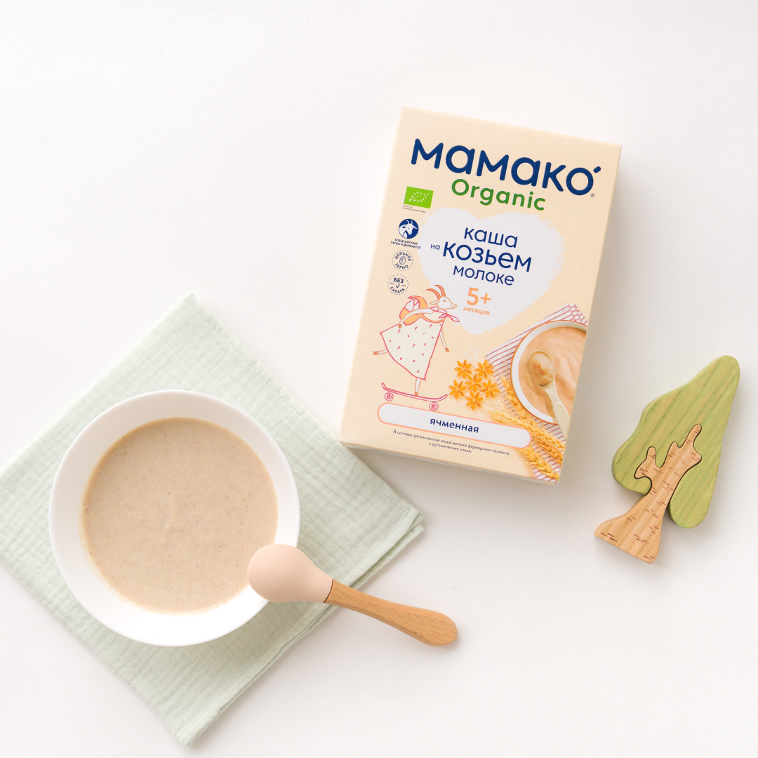 Каша на козьем молоке МАМАКО Organic Ячменная 200 г - фото 4