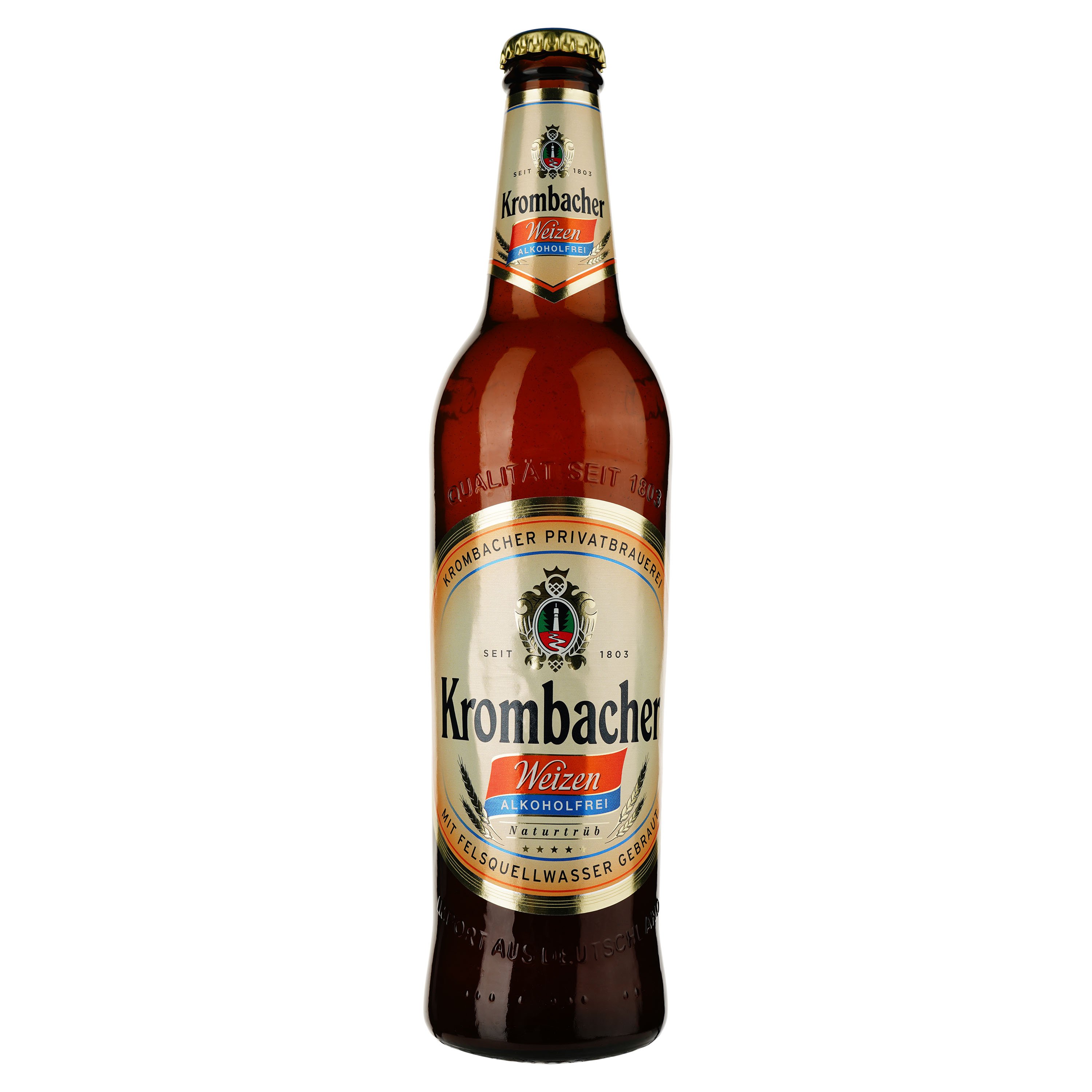 Пиво безалкогольное Krombacher светлое, 0.5%, 0.5 л - фото 1