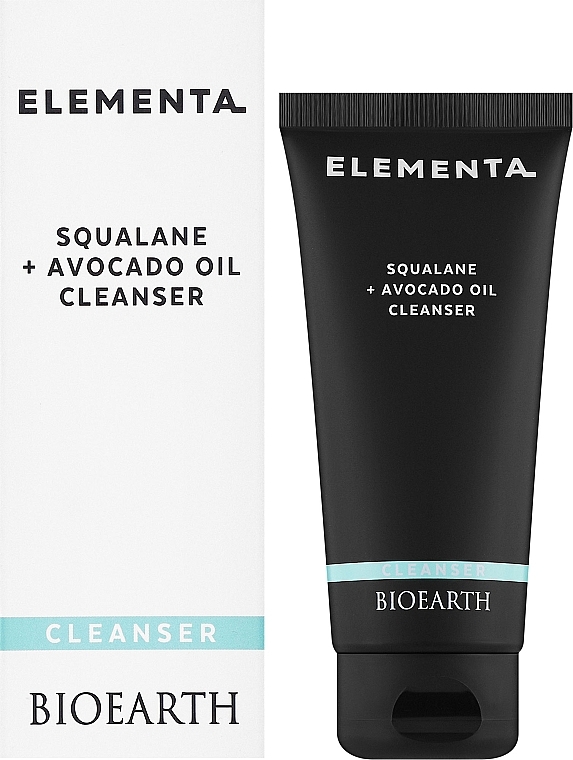 Крем-емульсія для очищення обличчя Bioearth Elementa Squalane + Avocado Oil Cleanser 100 мл - фото 2