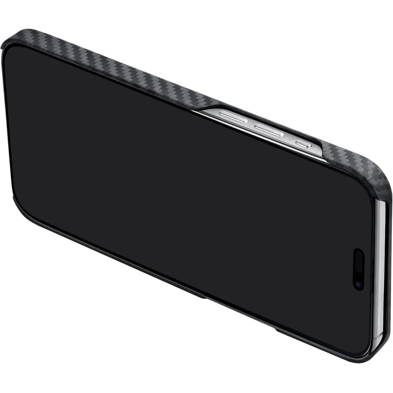 Чехол-накладка Pitaka MagEZ Case 4 Twill 1500D Black/Grey для iPhone 15 - фото 5