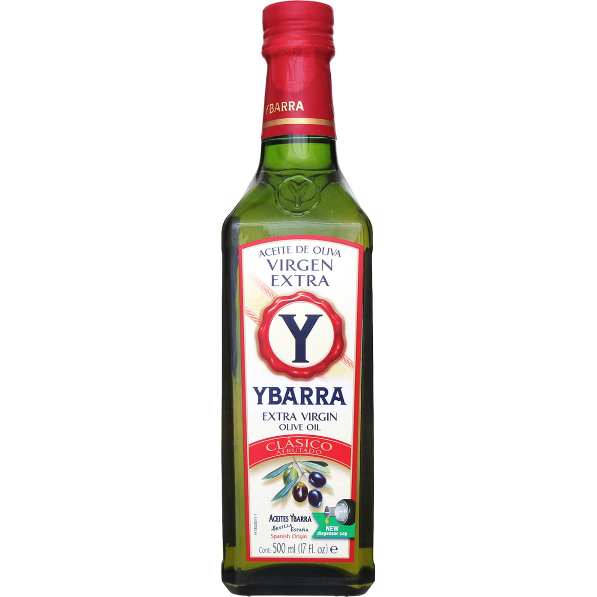 Олія оливкова Ybarra Extra Virgin 500 мл (726341) - фото 1