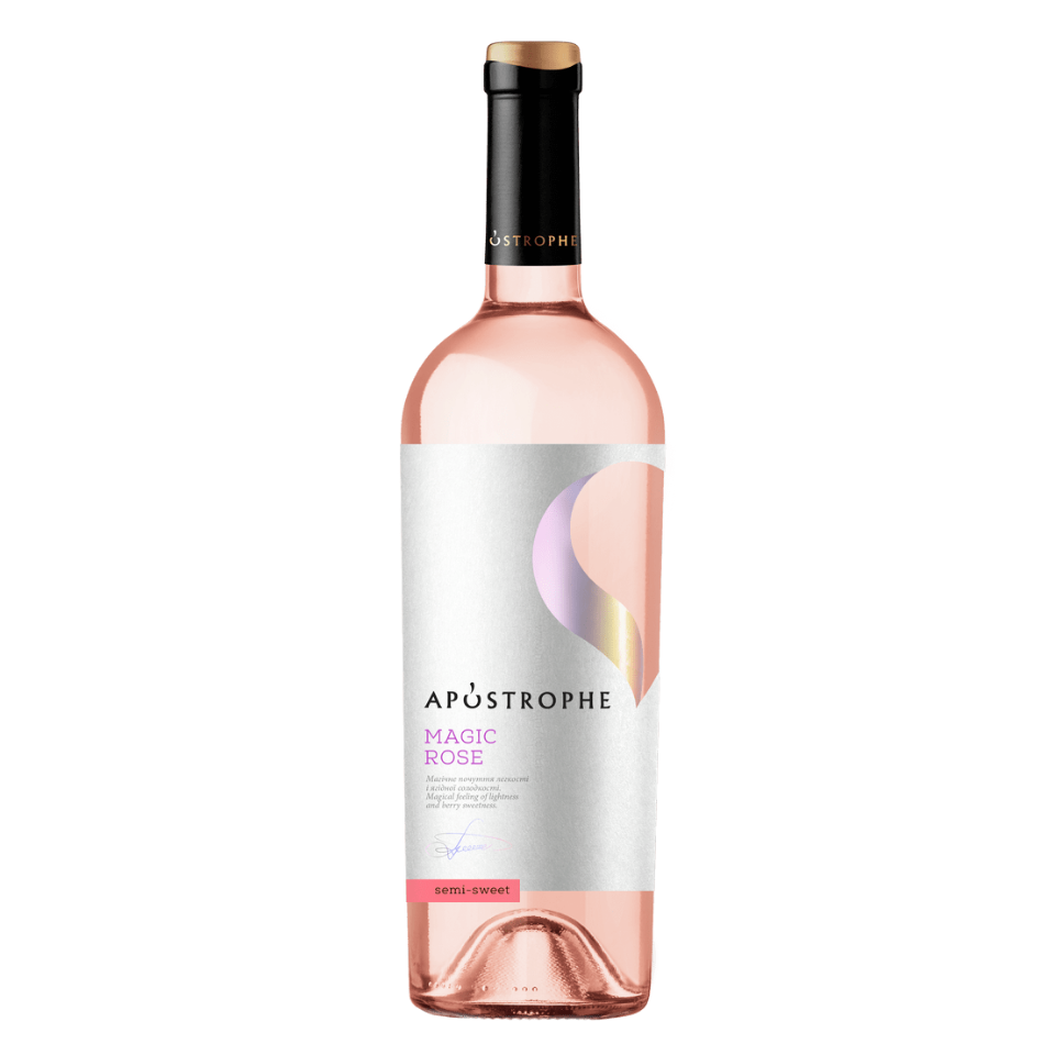 Вино 46 Parallel Apostrophe Magic Rose, рожеве, напівсолодке, 10,2%, 0,75 л (8000020179309) - фото 1