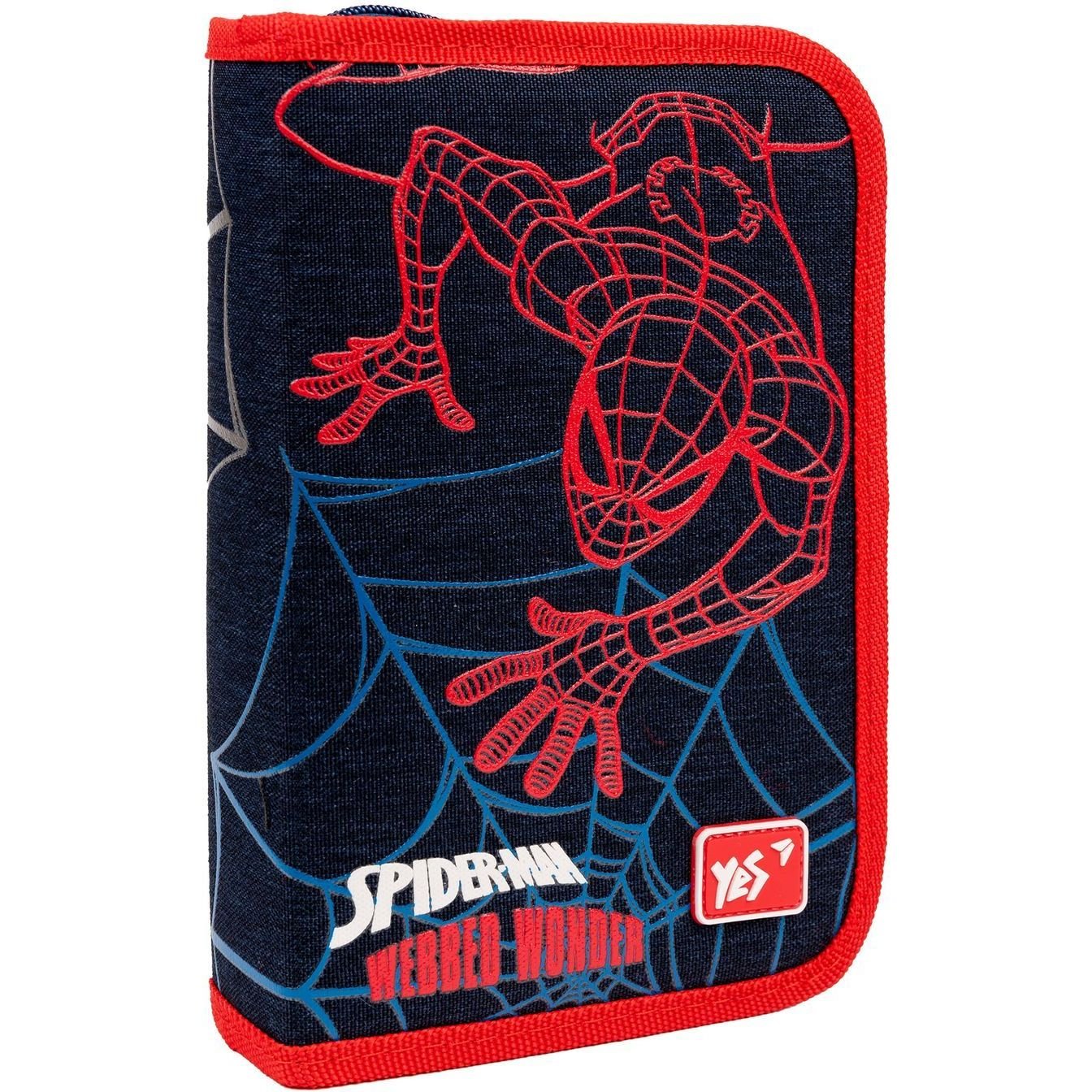Пенал жесткий Yes HP-03 Marvel Spiderman, 13х21х3 см, черный с красным (533141) - фото 1