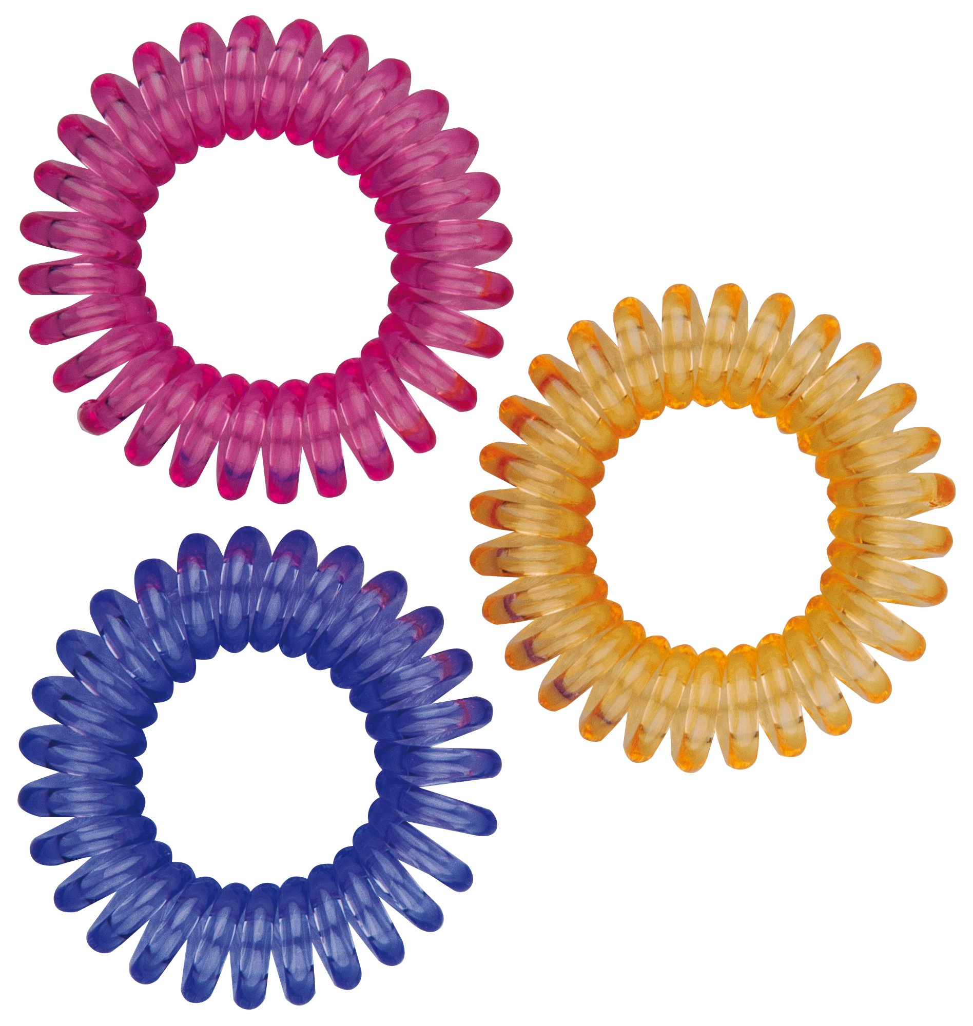 Набор разноцветных резинок для волос Titania Аnti Ziep, 3 шт. (7892 GIRL) - фото 1