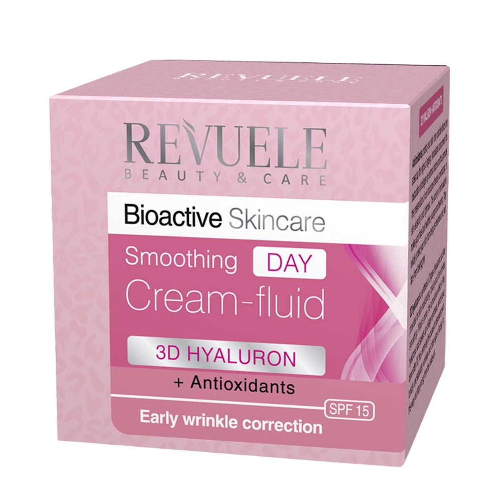 Розгладжуючий денний крем-флюїд для обличчя Revuele Bioactive Skincare 3D Hyaluron Smoothing Day Cream-Fluid, 50 мл - фото 1