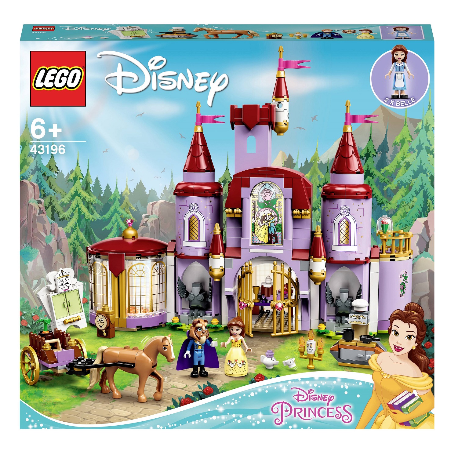 Конструктор LEGO Disney Princess Замок Белль і Чудовиська, 505 деталей (43196) - фото 1