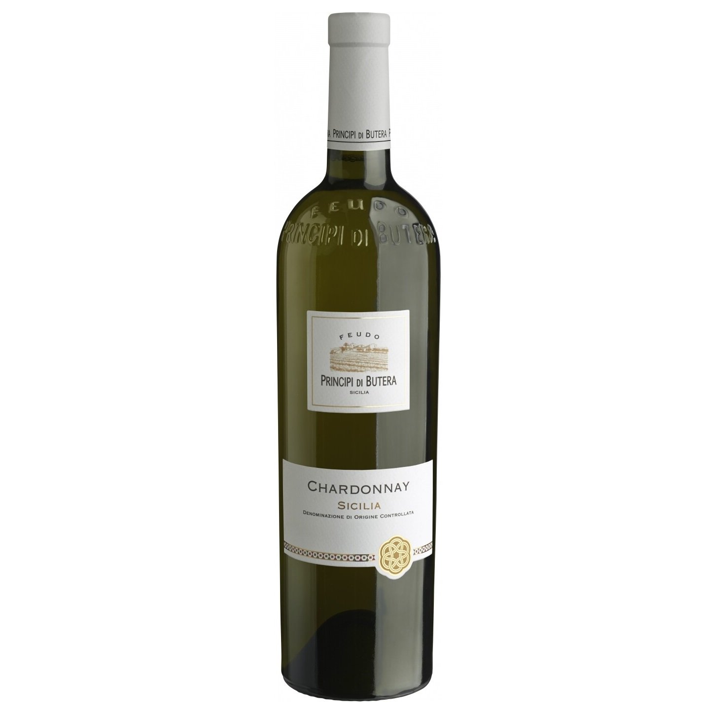 Вино Feudo Principi di Butera Chardonnay Sicilia IGP, белое, сухое, 13%, 0,75 л (35782) - фото 1