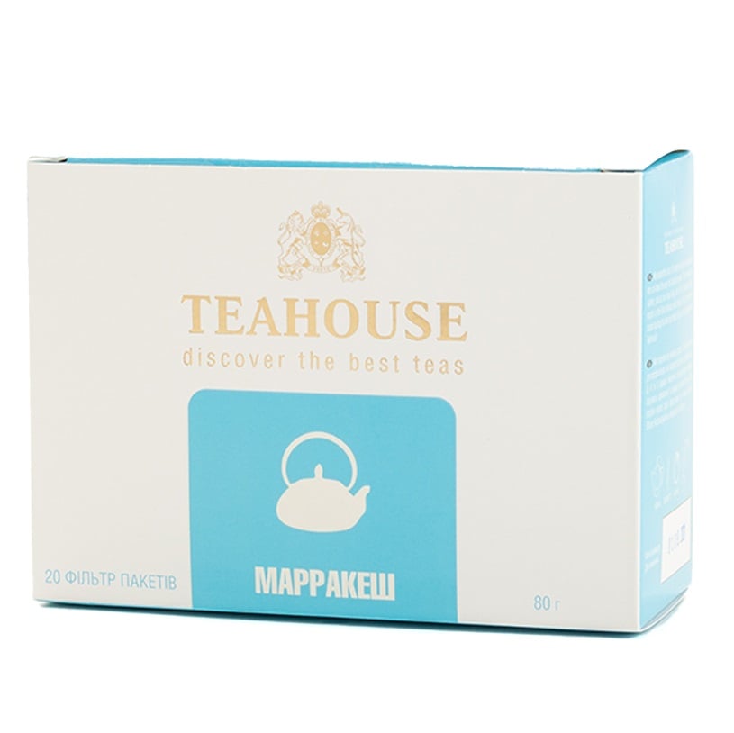 Чай зеленый Teahouse Марракеш 80 г (20 шт. х 4 г) - фото 1