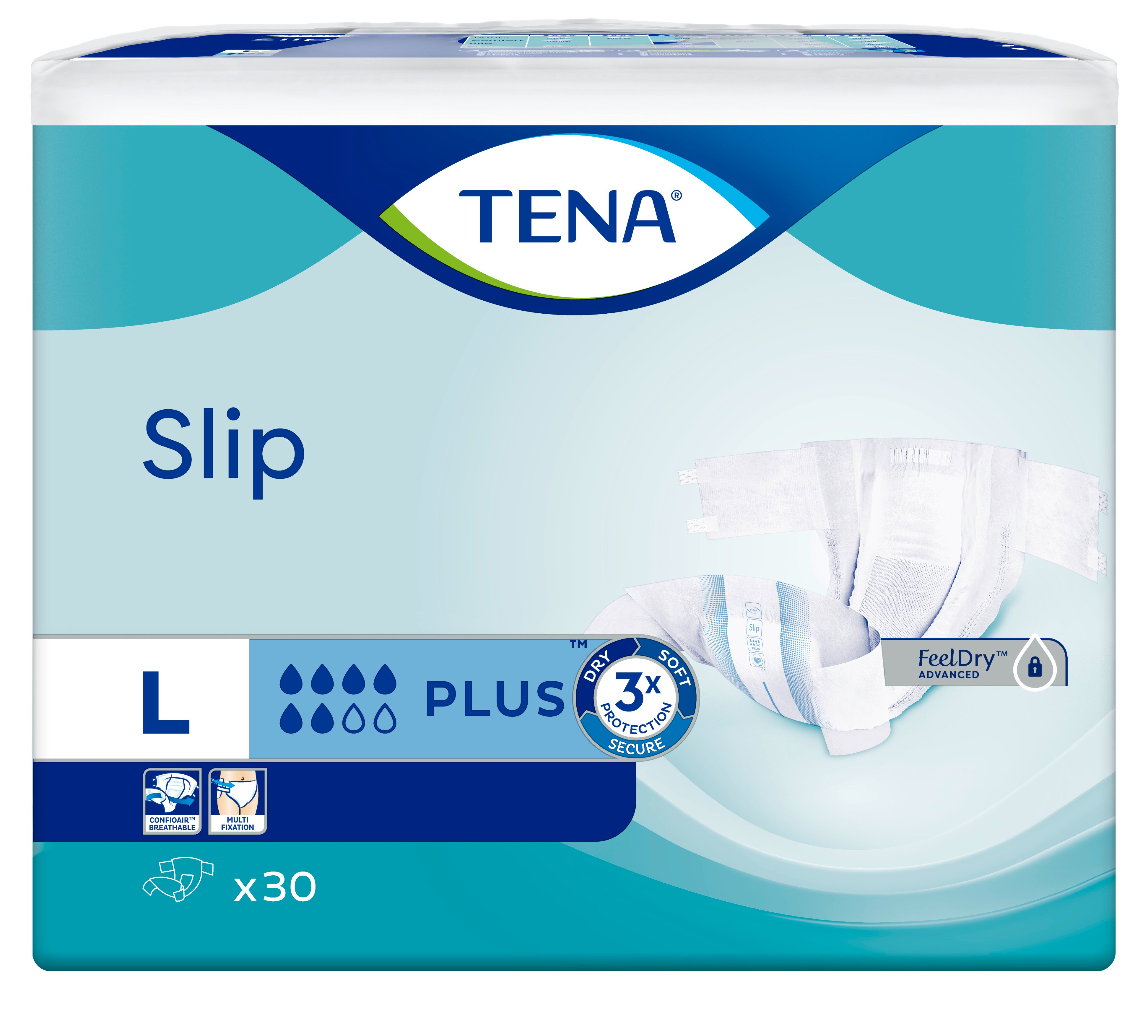 Подгузники для взрослых Tena Slip Plus Large 30 шт. - фото 2
