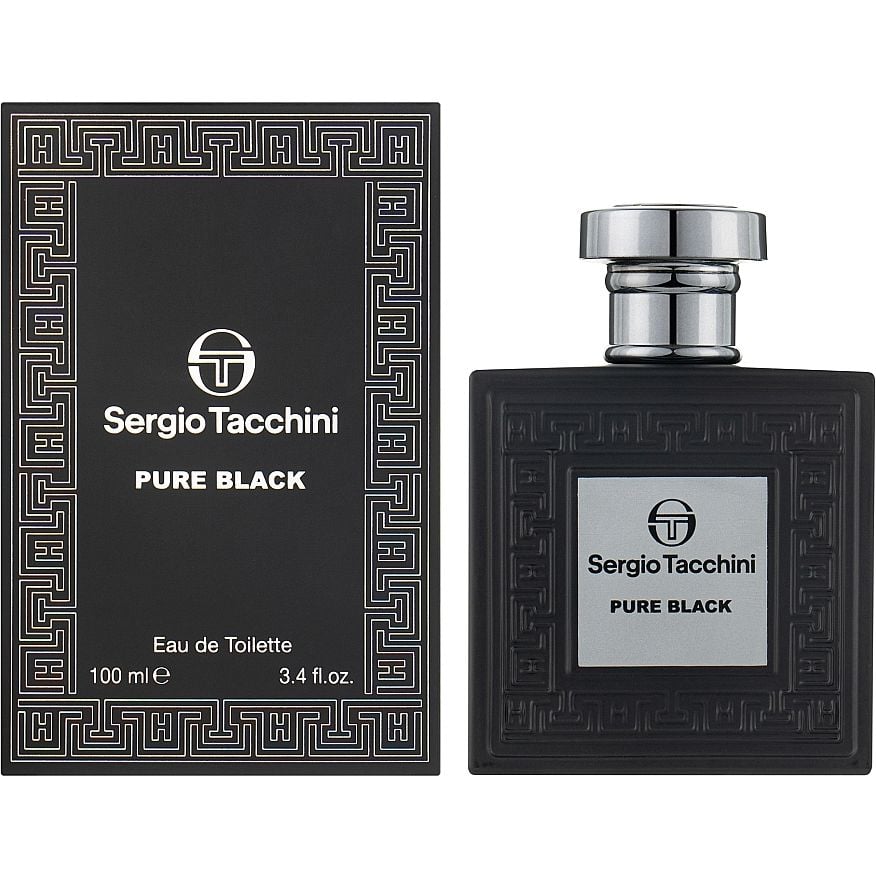 Туалетна вода Sergio Tacchini Pure black him, 100 мл - фото 1