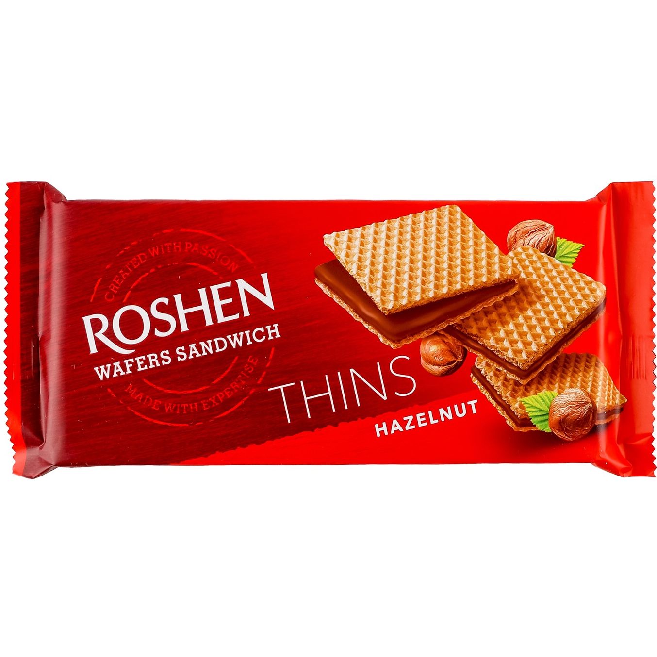 Вафли Roshen Wafers Sandwich Thins Hazelnut 55 г (914649) - фото 1