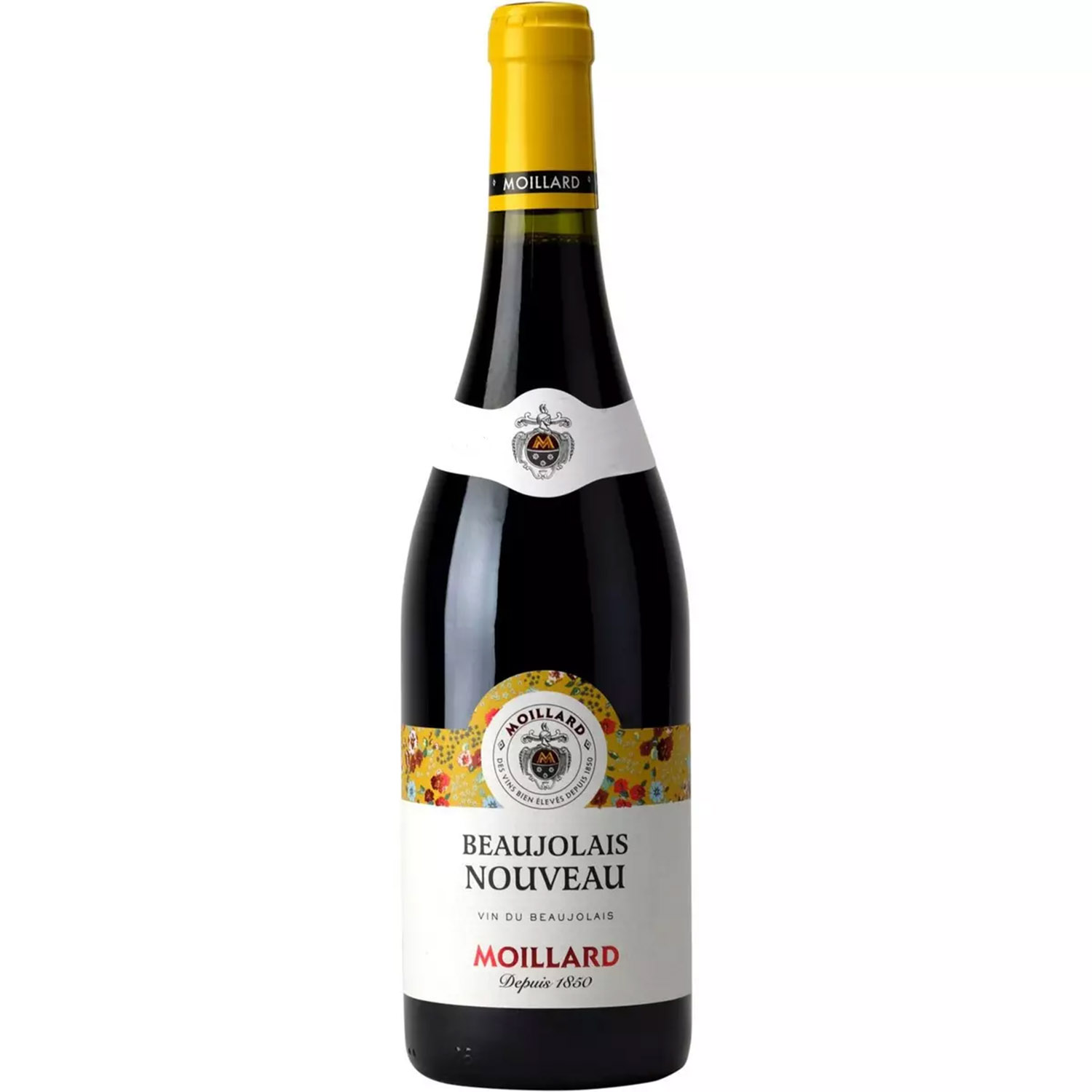 Вино Moillard Beaujolais Nouveau Sans Sulfites красное сухое 0.75 л - фото 1