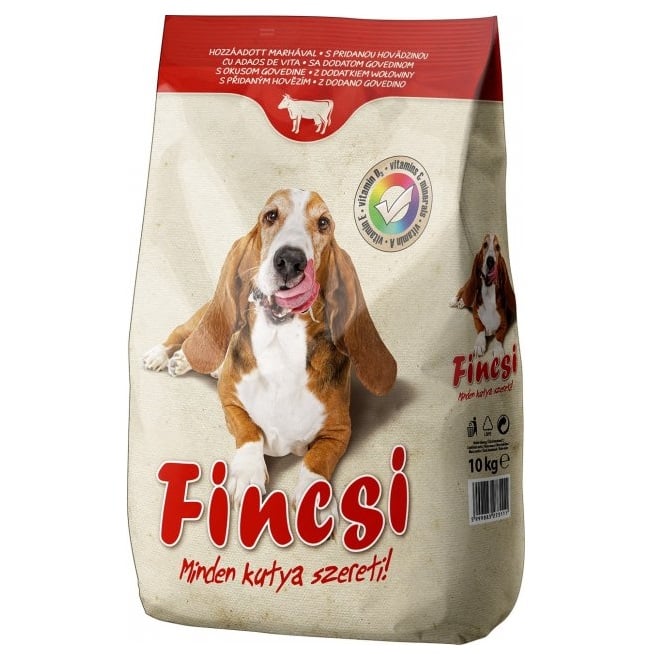 Сухий корм для дорослих собак Fincsi, з яловичиной, 10 кг - фото 1