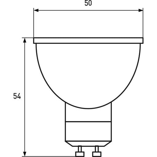 Світлодіодна лампа Eurolamp LED Ecological Series, SMD, MR16, 5W, GU10, 3000K (200) (LED-SMD-05103(P)) - фото 3