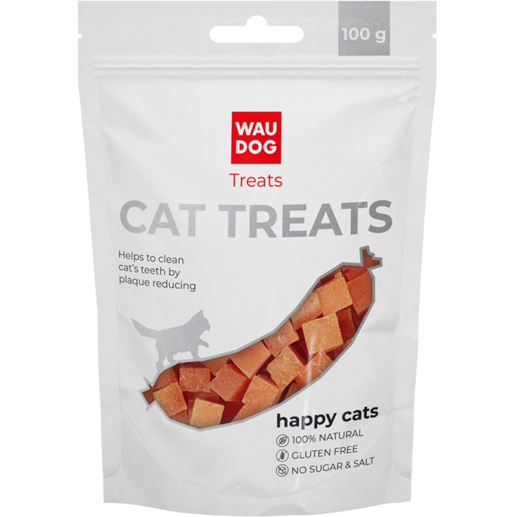 Лакомство для кошек Waudog Treats Куриные кубики 100 г - фото 1