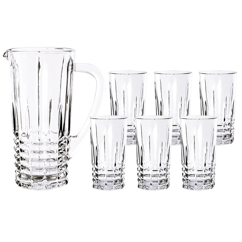 Набір для напоїв LeGlass: глечик, 1 л + склянки по 250 мл, 7 предметів (600-004) - фото 1