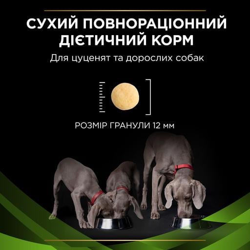 Сухий корм для собак усіх порід Pro Plan Veterinary Diets Hypoallergenic при алергічних реакціях 1.3 кг - фото 12