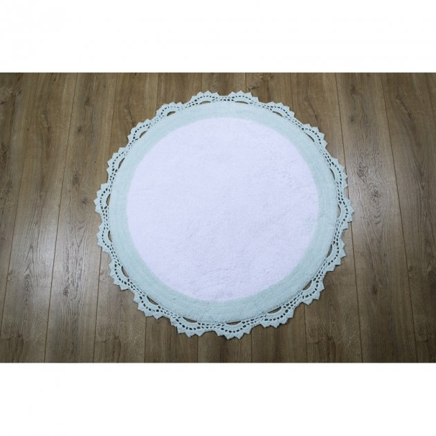 Килимок Irya Doreen mint-beyaz, 90х90 см, ментоловий (11913985279181) - фото 4