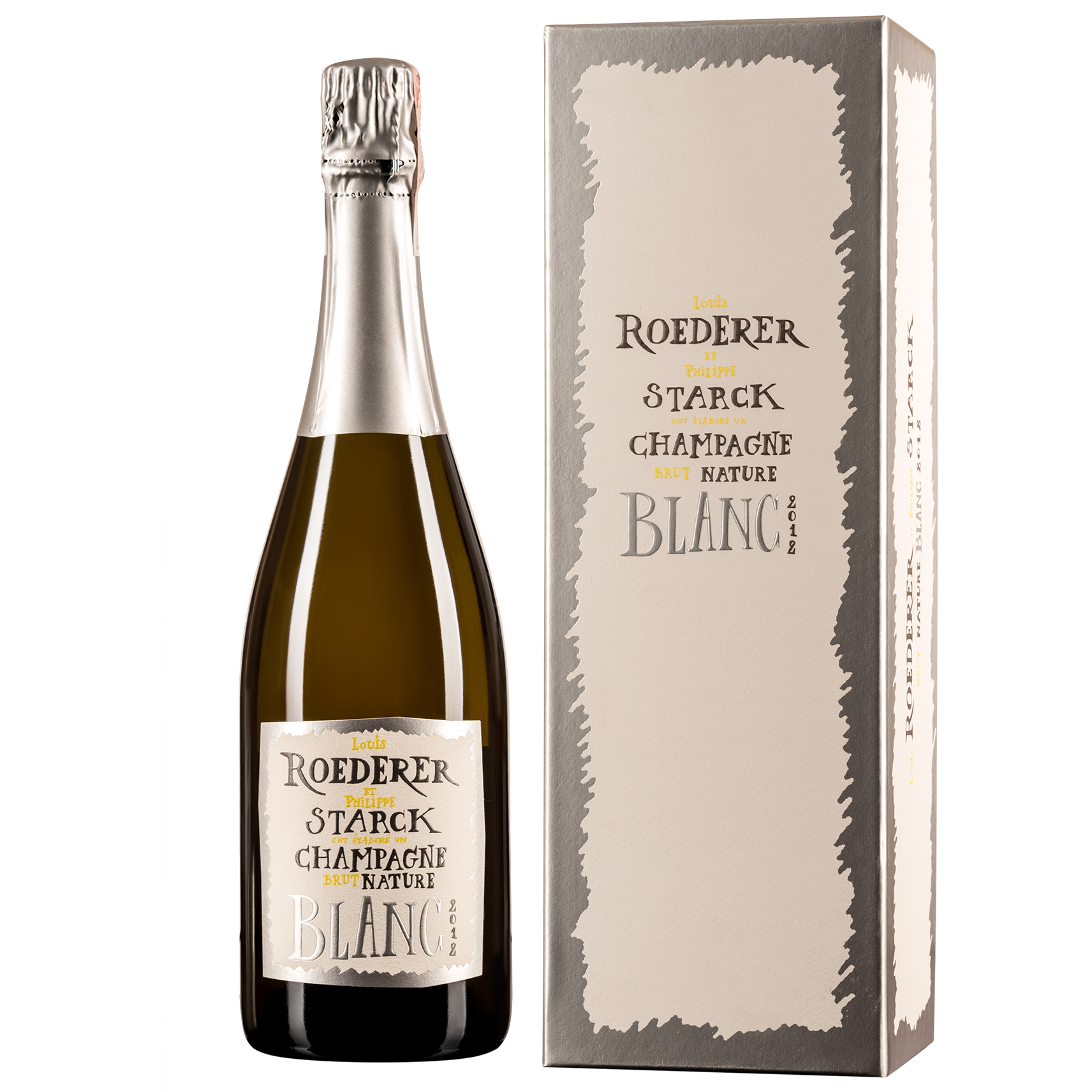 Шампанське Louis Roederer Nature Brut Philippe Starck Vintage 2012 DeLuxe, біле, брют, 12%, 0,75 л (1003129) - фото 1