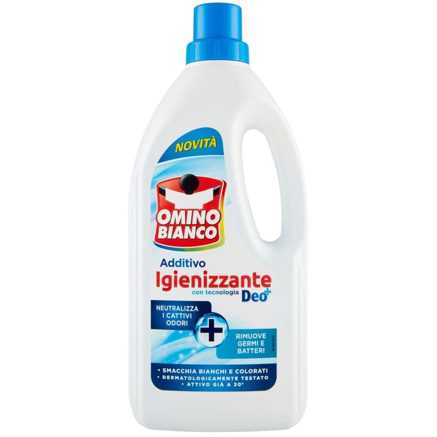 Дезинфицирующий пятновыводитель и усилитель Omino Bianco Igienizzante 900 мл - фото 1